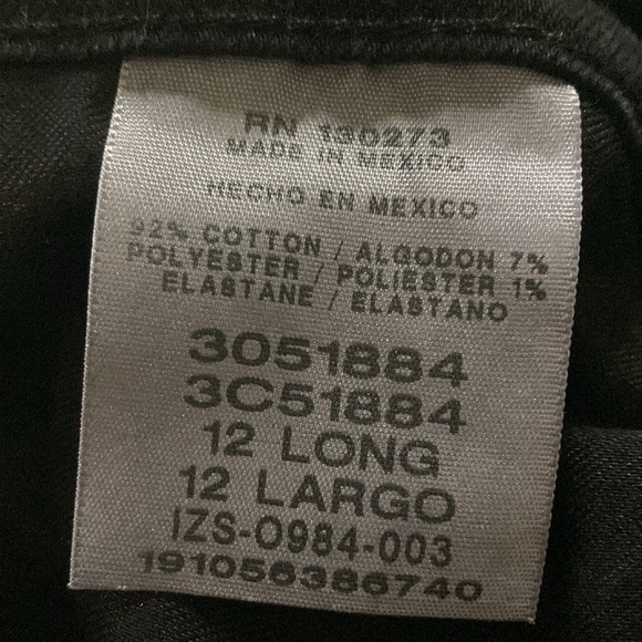 Lee relaxed fit women’s black jeans 12 long - Picture 4 of 8